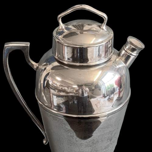 Large American Silver Plated Cocktail Shaker image-2
