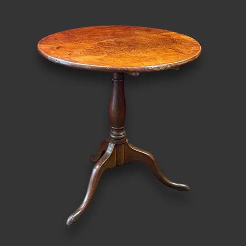 George III Oak Tilt Top Table image-1