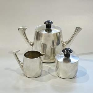 Art Deco Silver Plated Gentlemans Tea Set