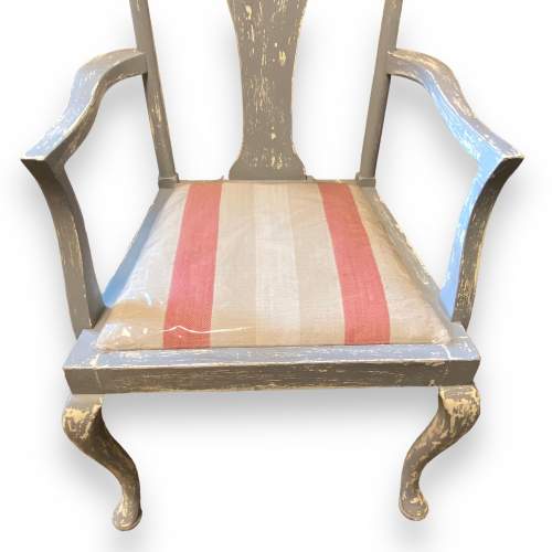 French Style Shabby Chic Carver Chair image-3