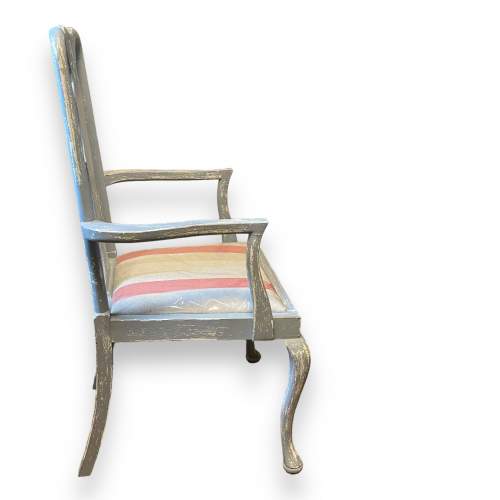 French Style Shabby Chic Carver Chair image-4