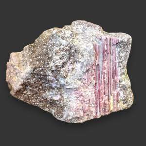 Sweet Natural Lapidolite and Tourmaline Mineral Specimen