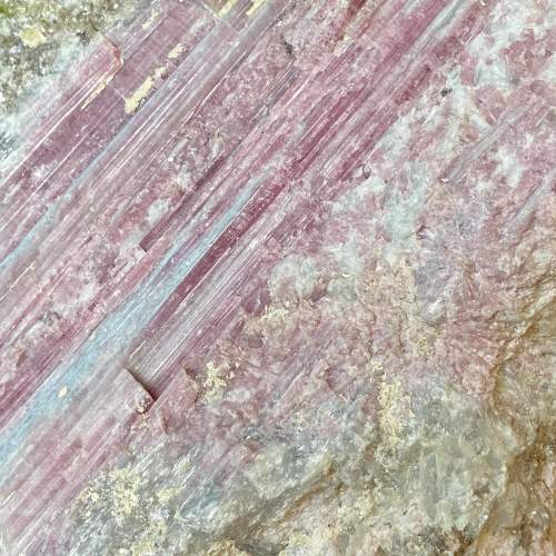 Sweet Natural Lapidolite and Tourmaline Mineral Specimen image-6