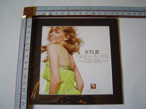 2 x Kylie Minogue  Original Rare Posters In Mounts Ready To Frame image-2