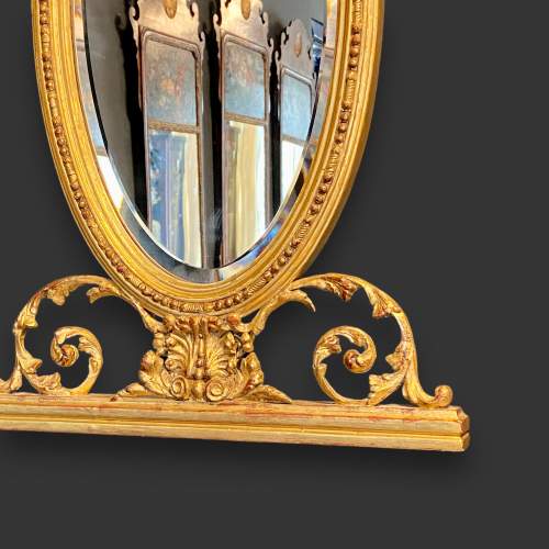 Pair of Early 20th Century Carved Giltwood Mirrors image-4