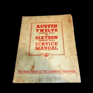 Austin Twelve Series H.S.1. and Sixteen Series B.S.1 Service Manual