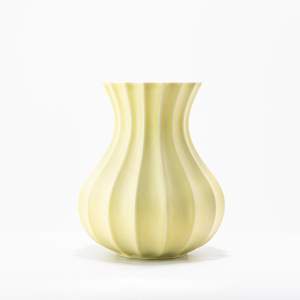 Vintage Swedish Ceramic Vase by Pia Ronndahl for Rorstrand - Yellow
