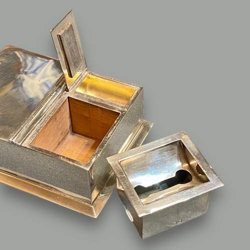 Art Deco Silver Combination Box image-2