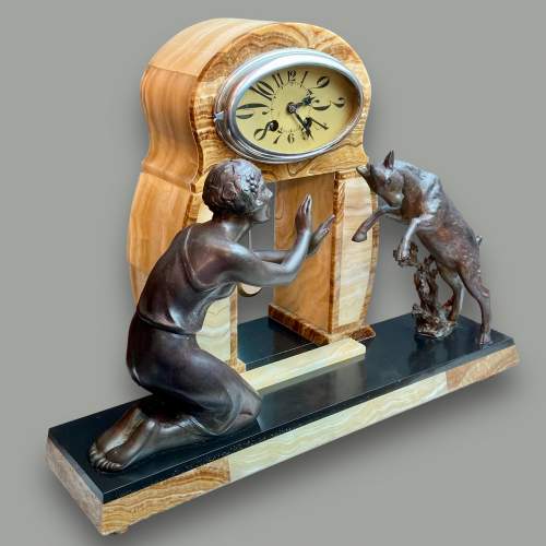 Art Deco Mantel Clock image-2