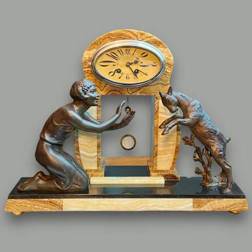 Art Deco Mantel Clock image-1