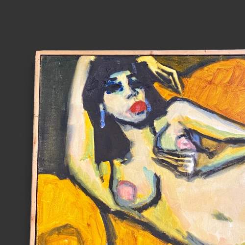 Large 20th Century Nude Portrait by German Artist G Kissel image-2