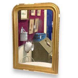 Antique French Gilt Wood Framed Wall Mirror