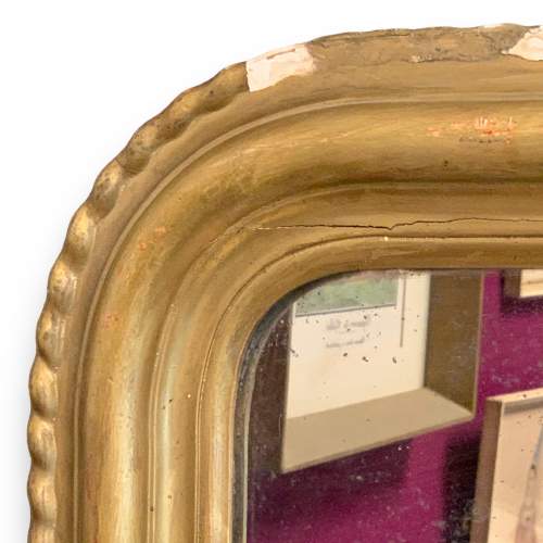 Antique French Gilt Wood Framed Wall Mirror image-2