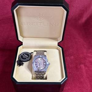 Breitling Galactic 36 Ladies Automatic Watch with Box and Papers