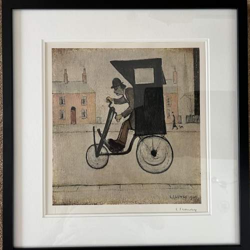 L.S.Lowry Ltd Edition Print - The Contraption with FATG Stamp image-2