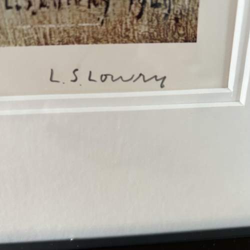 L.S.Lowry Ltd Edition Print - The Contraption with FATG Stamp image-5
