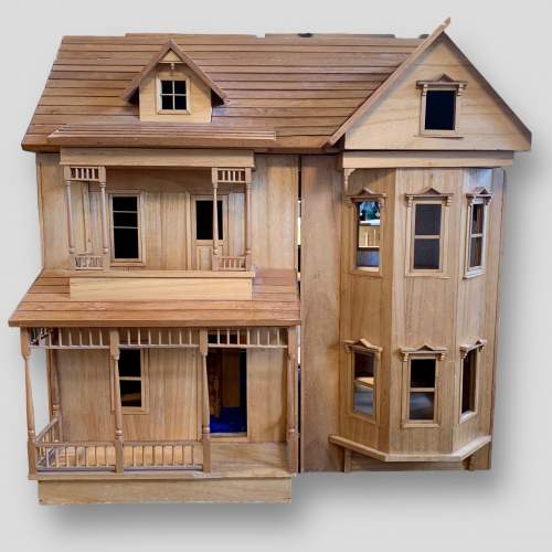Vintage Wooden Dolls House image-1