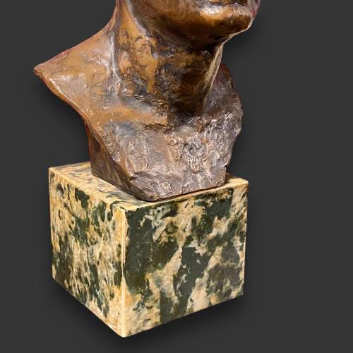 20th Century Bust of Marconi by Clare Sheridan image-4