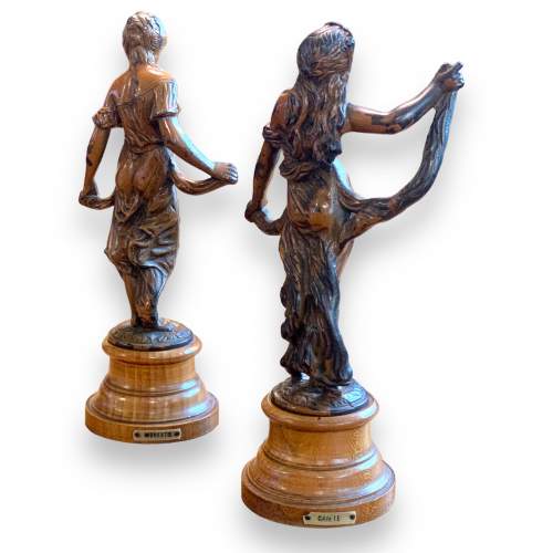 Pair of Late 19th Century Cast Iron Maidens image-4