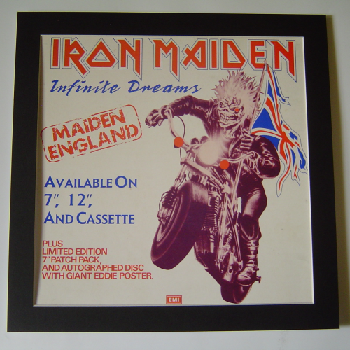 Iron Maiden Infinite Dreams  Poster In A Mount Ready To Frame image-1