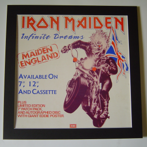 Iron Maiden Infinite Dreams  Poster In A Mount Ready To Frame