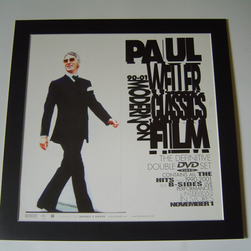 Paul Weller Modern Classics Poster In A Mount Ready To Frame image-1