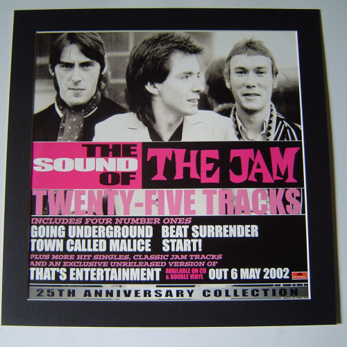 The Jam Weller Sound Of The Jam Poster In A Mount Ready To Frame image-1