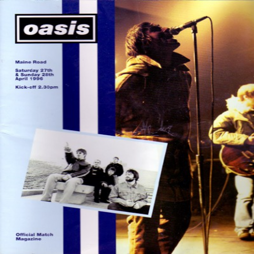 Oasis 1996 Original Match Day Concert Programme image-1