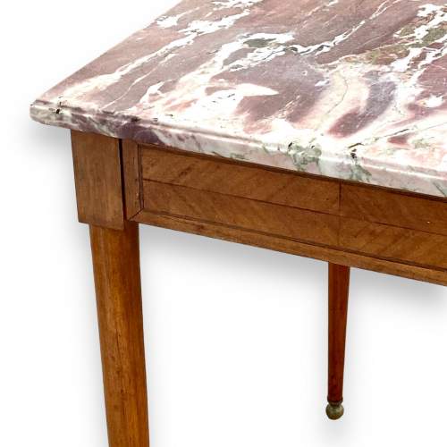 Late 19th Century French Mahogany Marble Top Table image-6
