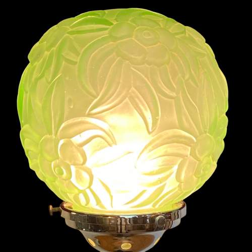 Art Deco Green Phenolic Lamp image-5