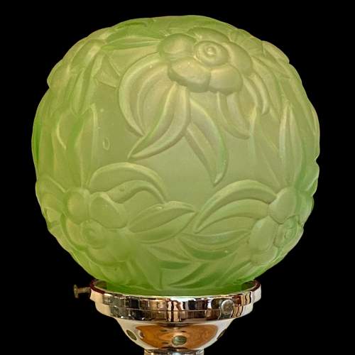 Art Deco Green Phenolic Lamp image-6