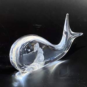 Kosta Boda Glass Jonah and the Whale