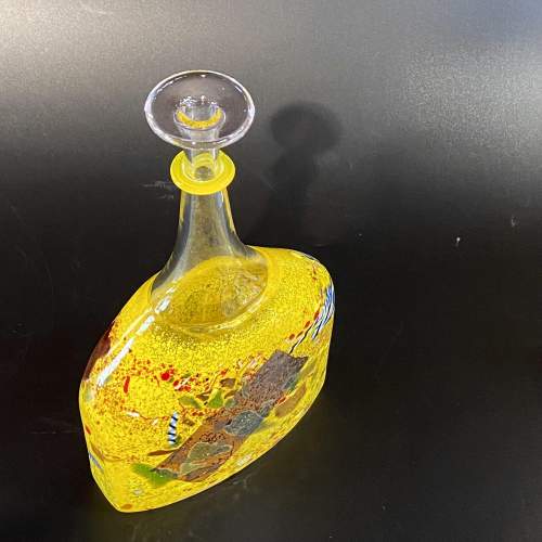 Kosta Boda Large Yellow Bottle Vase by Bertil Vallien image-5