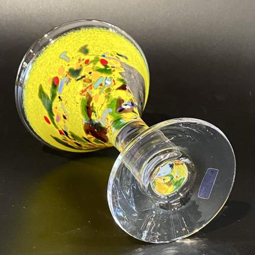 Kosta Boda Satellite Yellow Art Glass image-6