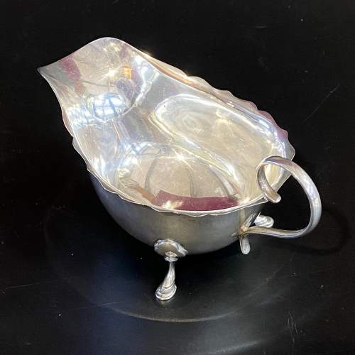 Early 20th Century Silver Sauce Boat image-3