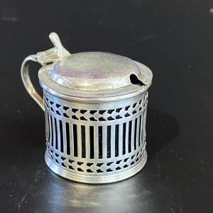 Early 20th Century Silver Mustard Pot