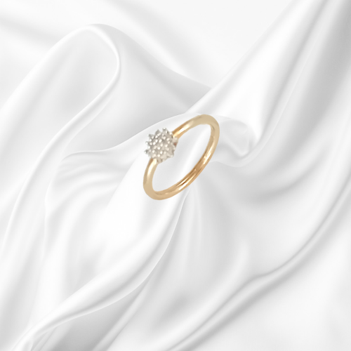 Gold Multi Diamond Ring image-1
