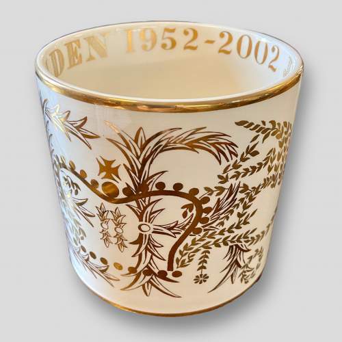 Limited Edition Wedgwood Queens Golden Jubilee Mug image-2