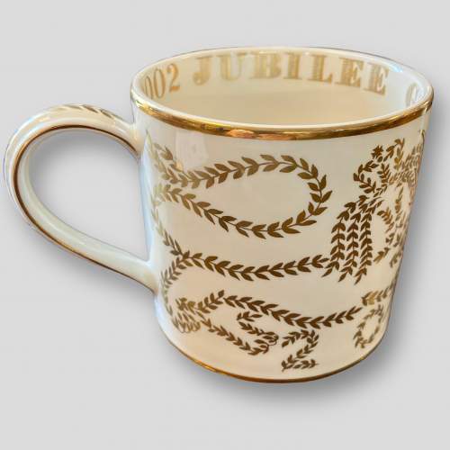 Limited Edition Wedgwood Queens Golden Jubilee Mug image-3