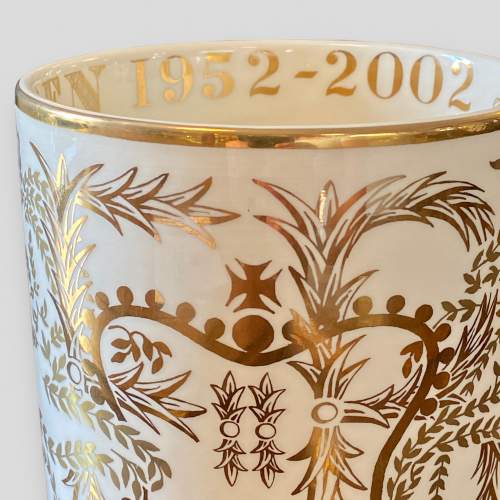 Limited Edition Wedgwood Queens Golden Jubilee Mug image-6