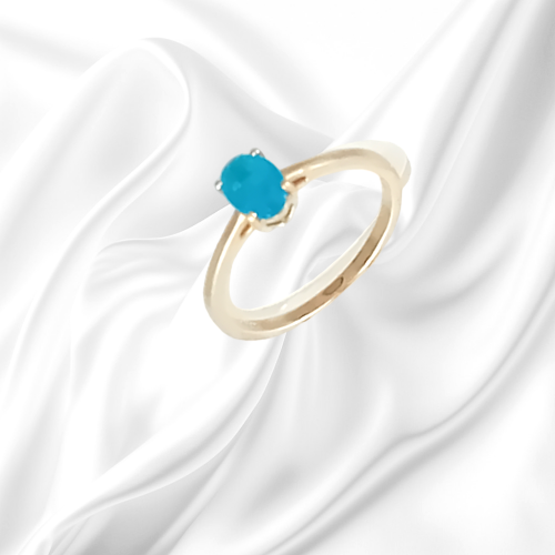 Gold Apatite Ring image-1