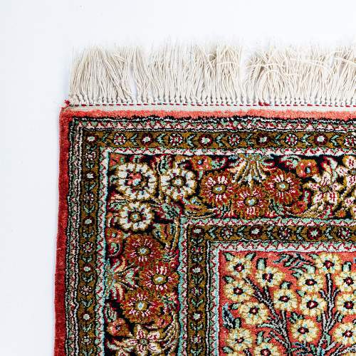 A Fabulous Qum Silk Tree of Life Carpet image-4