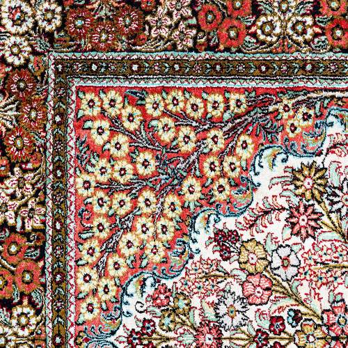 A Fabulous Qum Silk Tree of Life Carpet image-5