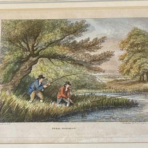 Four Framed Lithographs From The Anglers Manual image-3