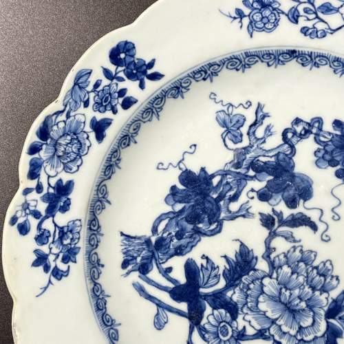 Chinese Qing Blue and White Plate image-2