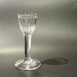 18th Century Georgian Wine Glass