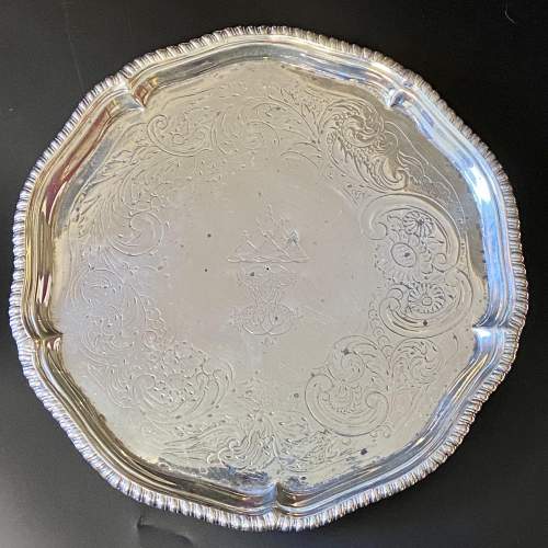 19th Century Silver Serving Tray image-2