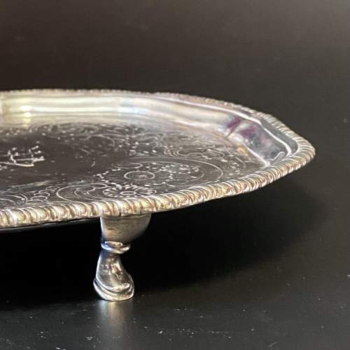 19th Century Silver Serving Tray image-5