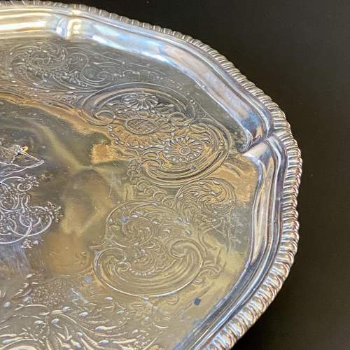19th Century Silver Serving Tray image-4