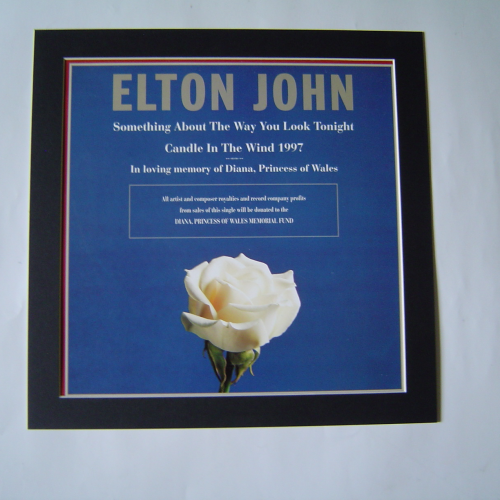 Elton John Candle In The Wind Poster In A Mount Ready To Frame image-1